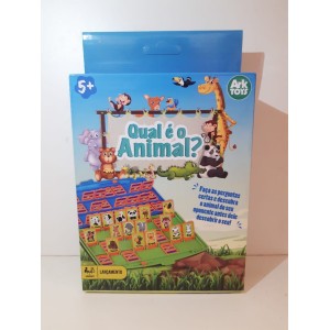 JOGO QUAL É O ANIMAL? ARK TOYS 24CMX15,2CMX4,2CM AKT3804