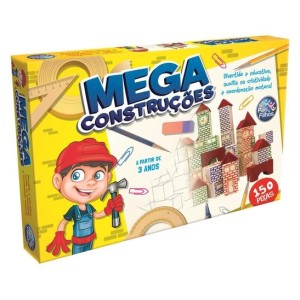 JOGO MEGA CONSTRUÇÃO PAIS E FILHOS 26,5CMX5,5CMX20CM 7361