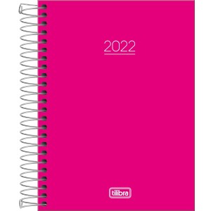 AGENDA 2023 DIÁRIA ESPIRAL PEPPER ROSA TILIBRA CAPA DURA